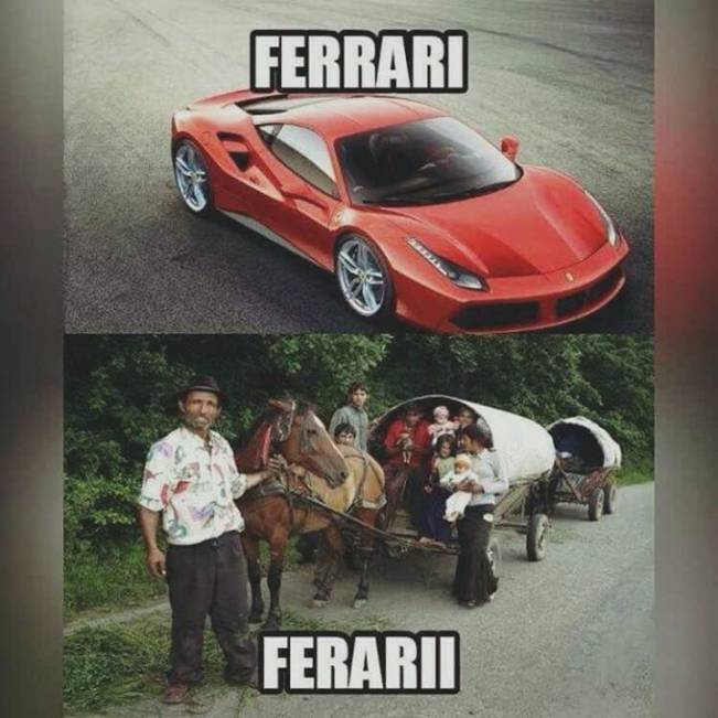 Ferrari si Ferarii din Romania | poze haioase