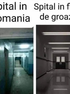 Spital in Romania si spital in film de groaza - poza demo
