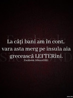 La cati bani am in cont vara asta merg pe insula - poza demo