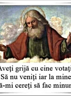 Aveti grija cu cine votati - poza demo
