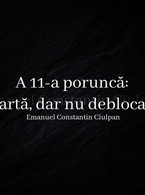 A 11-a porunca. Iarta, dar nu debloca - poza demo