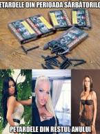 Cele doua tipuri de petarde - poza demo