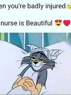 When you're badly injured but nurse is beautiful - poza demo