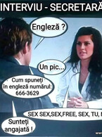 Interviu secretara - poza demo