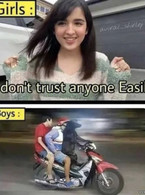 I don't trust anyone easily boys and girls - poza demo