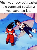 When your boy got roasted - DBZ - poza demo