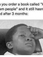 When you order a book called How to scam people - poza demo