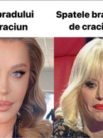 Fata si spatele bradului de Craciun - poza demo