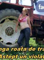 Lângă roata de tractor - poza demo