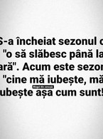 S-a incheiat sezonul cu o sa slabesc pana la vara - poza demo