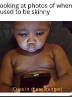 Looking at photos of when I used to be skinny - poza demo