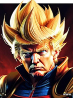 Donald J. Trump super sayan DBZ - poza demo