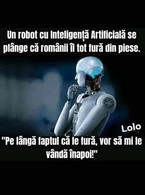 Robot cu inteligenta artificiala se plange de roma - poza demo