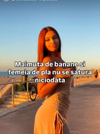 Maimuta de banane si femeia de p nu se satura - poza demo