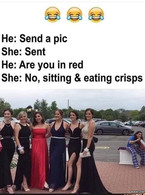 Send a pic. Are you in red? - poza demo