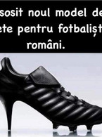 Noul model de ghete pentru fotbalistii romani - poza demo
