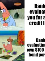 Banks evaluating you for a 2k credit limit - poza demo