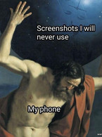 Screenshots I will never use. My phone - poza demo