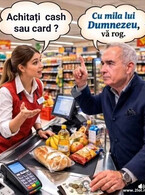 Cash sau card? - poza demo