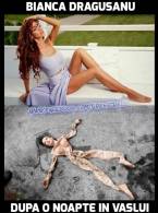 Bianca Dragusanu dupa o noapte la Vaslui - poza demo