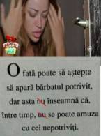 O fată poate să aștepte bărbatul potrivit - poza demo