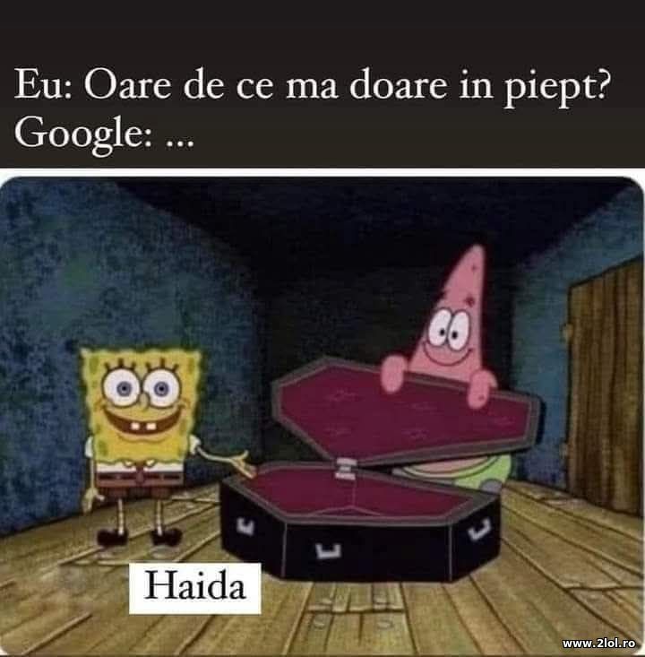 Oare de ce ma doare in piept? | poze haioase