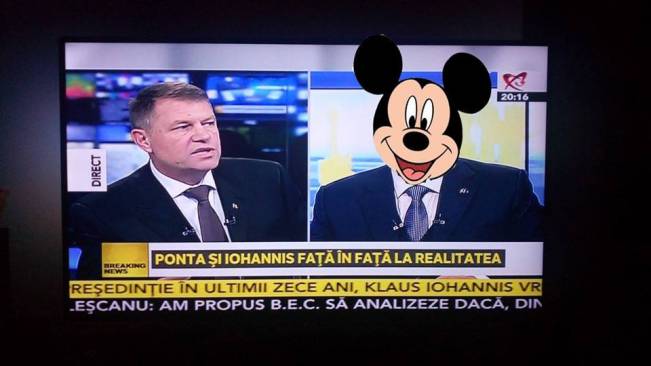 Cum văd unii dezbaterea dintre Iohannis şi Ponta | poze haioase