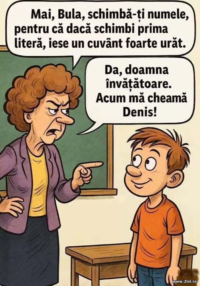 Bula, schimba-ti numele | poze haioase