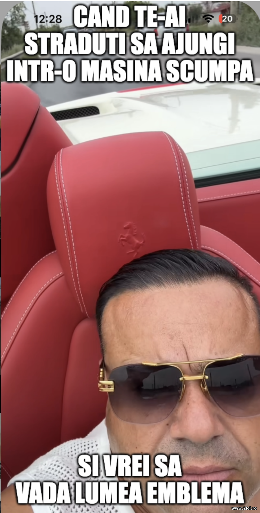 Cand te-ai straduit sa ajungi intr-o masina scumpa | poze haioase