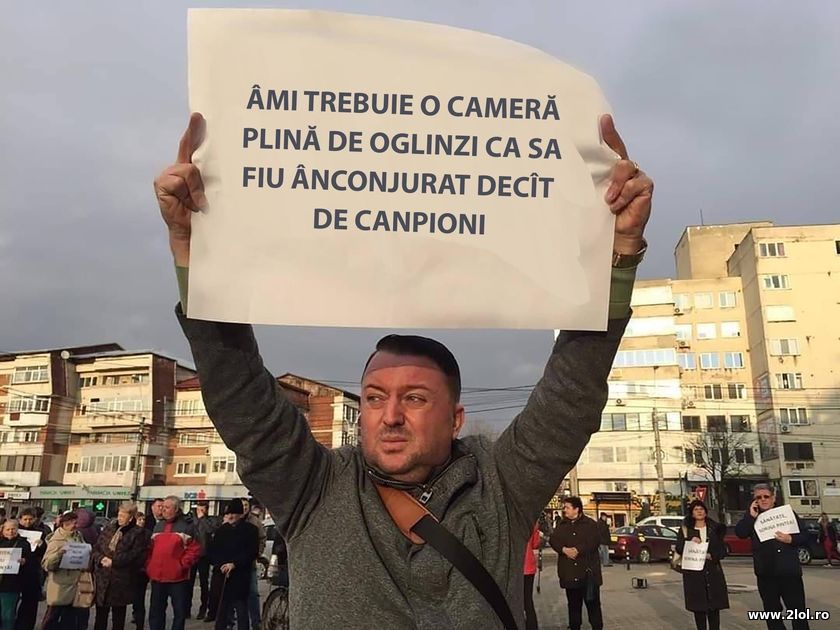 Sa fiu inconjurat decat de campioni | poze haioase