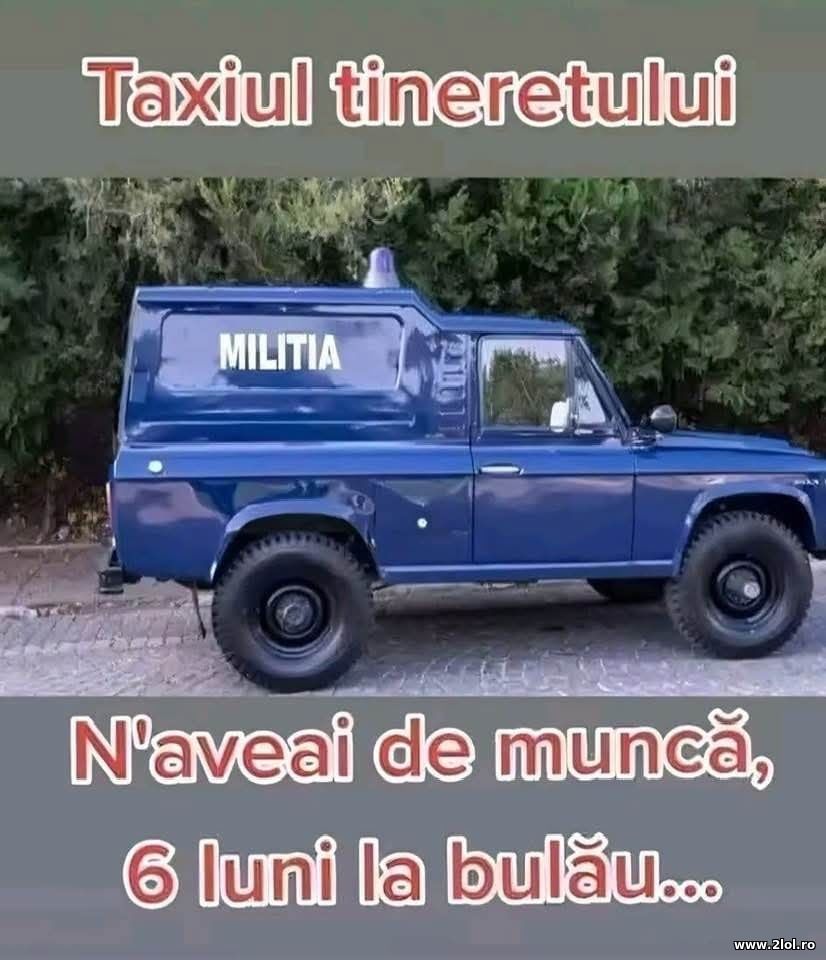 Taxiul tineretului | poze haioase
