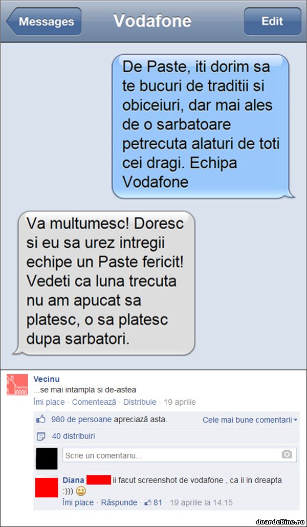 Probabil le-a plăcut gluma și i-au plătit factura | poze haioase