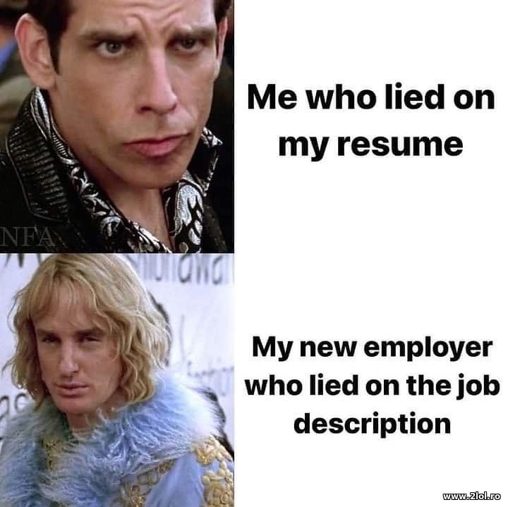 When employe and employer lie | poze haioase