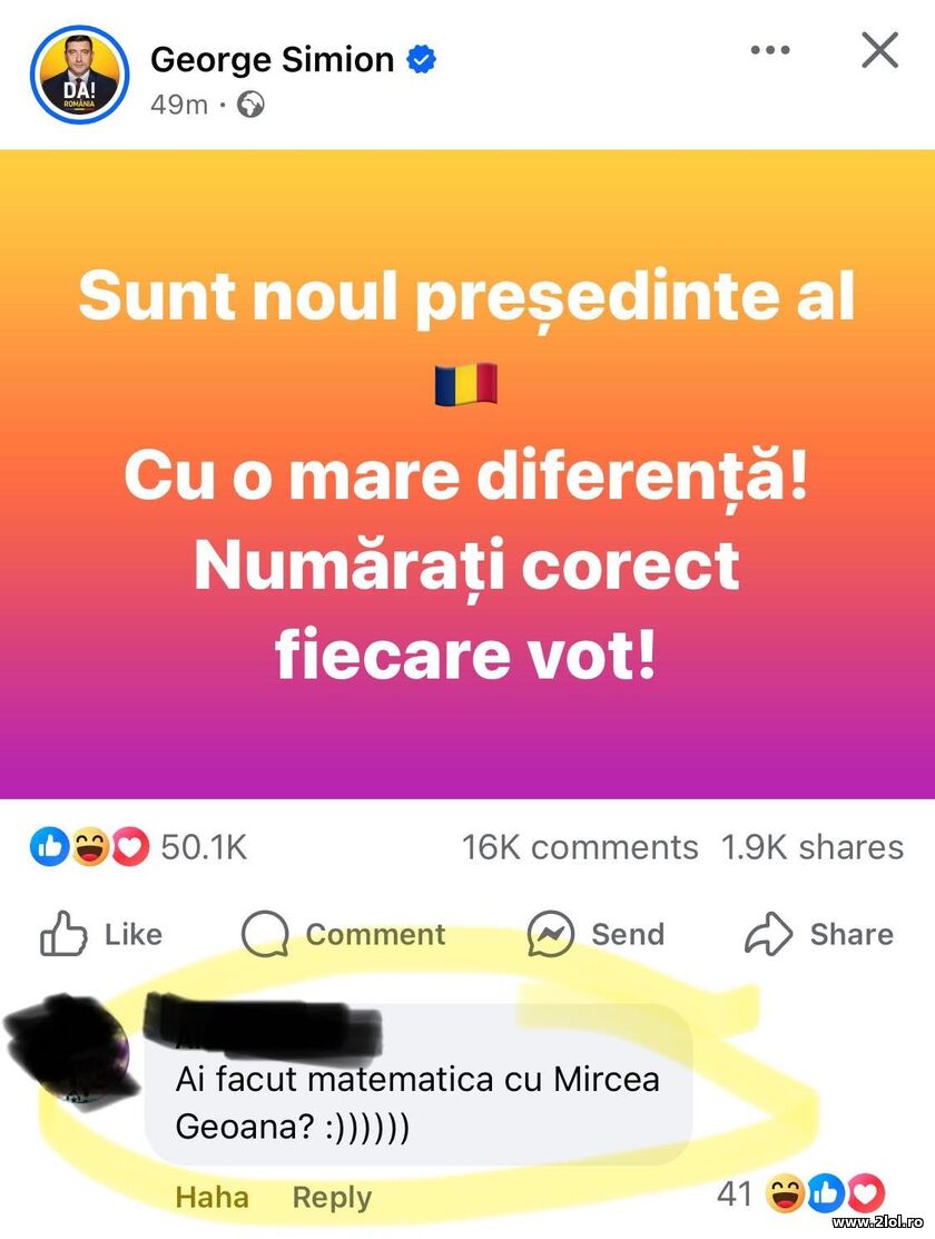 Sunt noul presedinte | poze haioase