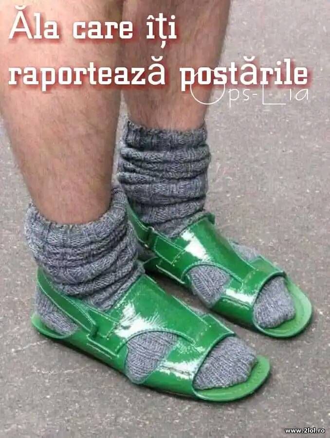 Ala care iti raporteaza postarile | poze haioase