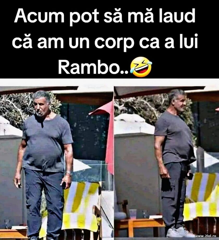 Corp ca lui Rambo | poze haioase
