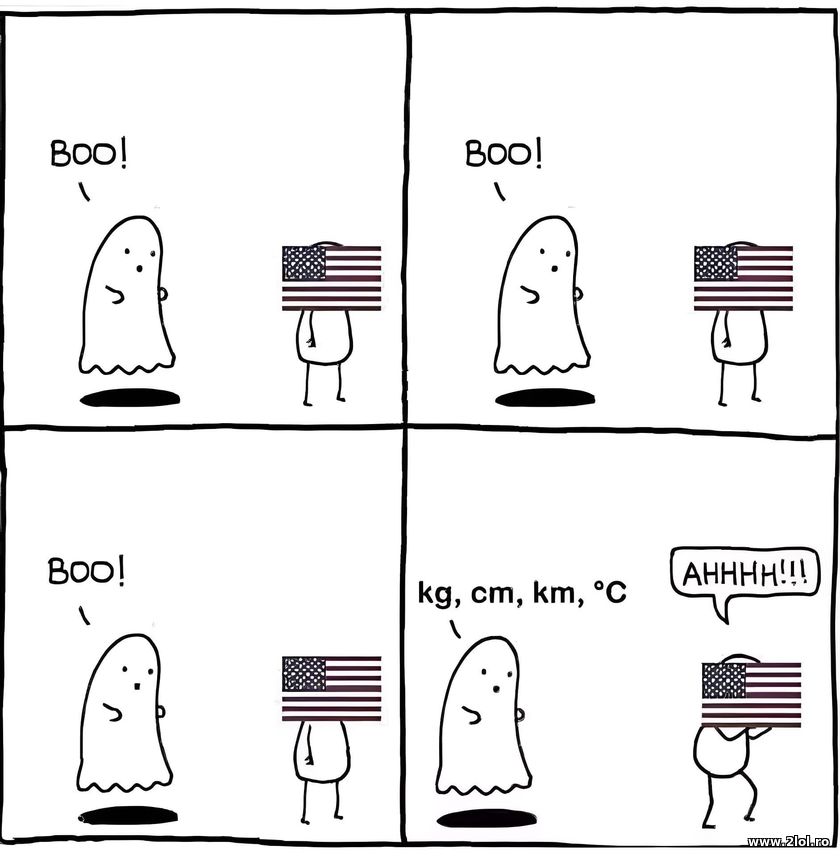 How to scare an American | poze haioase