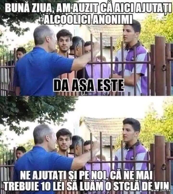 Am auzit ca ajutati alcoolici anonimi | poze haioase