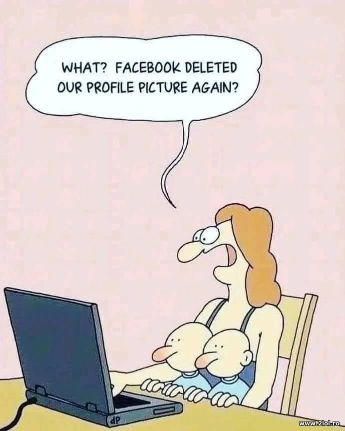 Facebook deleted our profile picture again | poze haioase