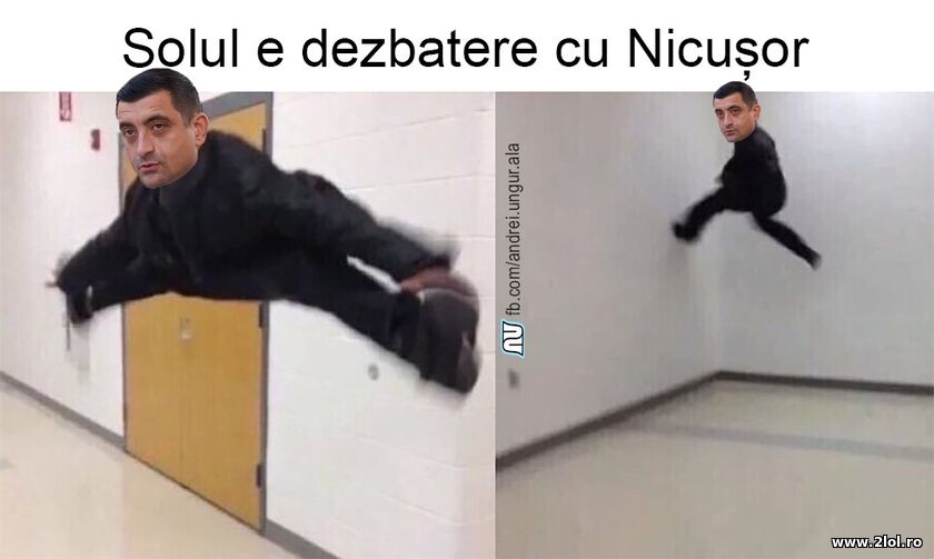 Solul e dezbatere cu Nicusor | poze haioase