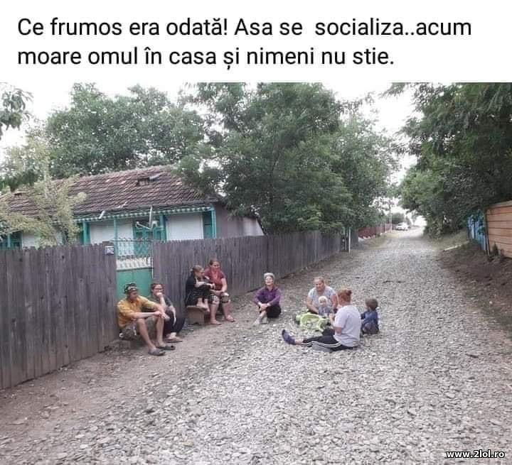 Ce frumos era odata! Asa se socializa | poze haioase