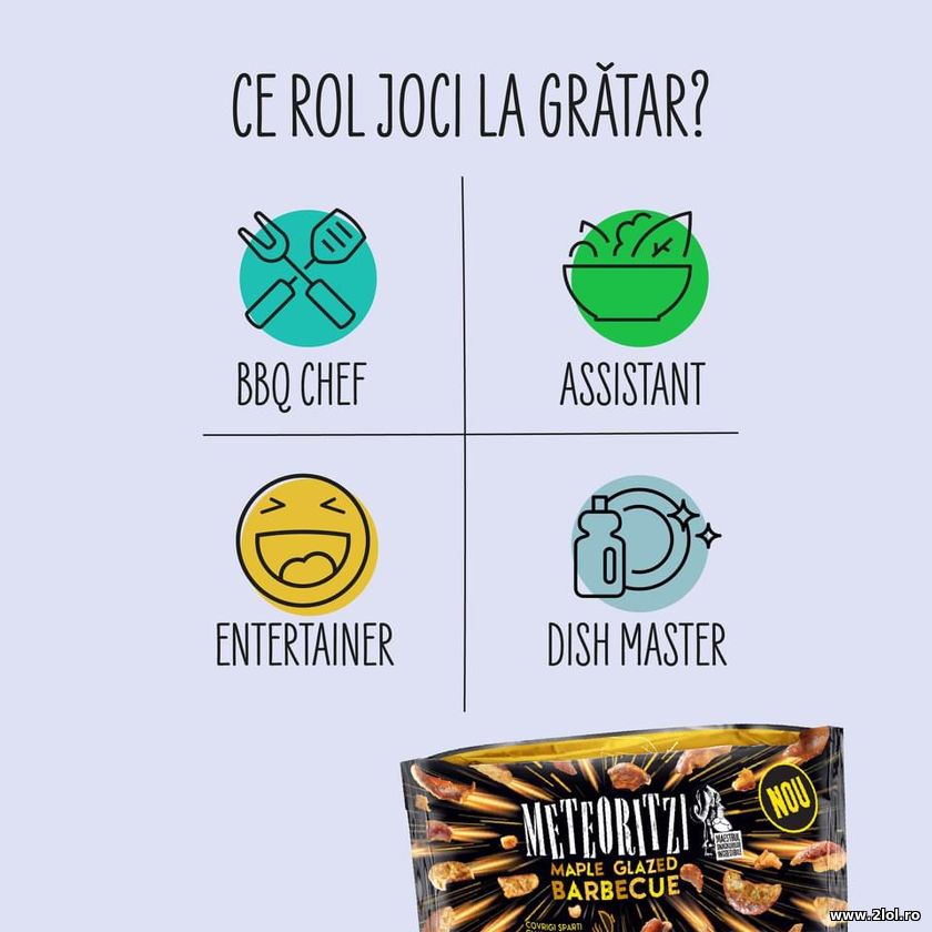 Ce rol joci la gratar? | poze haioase