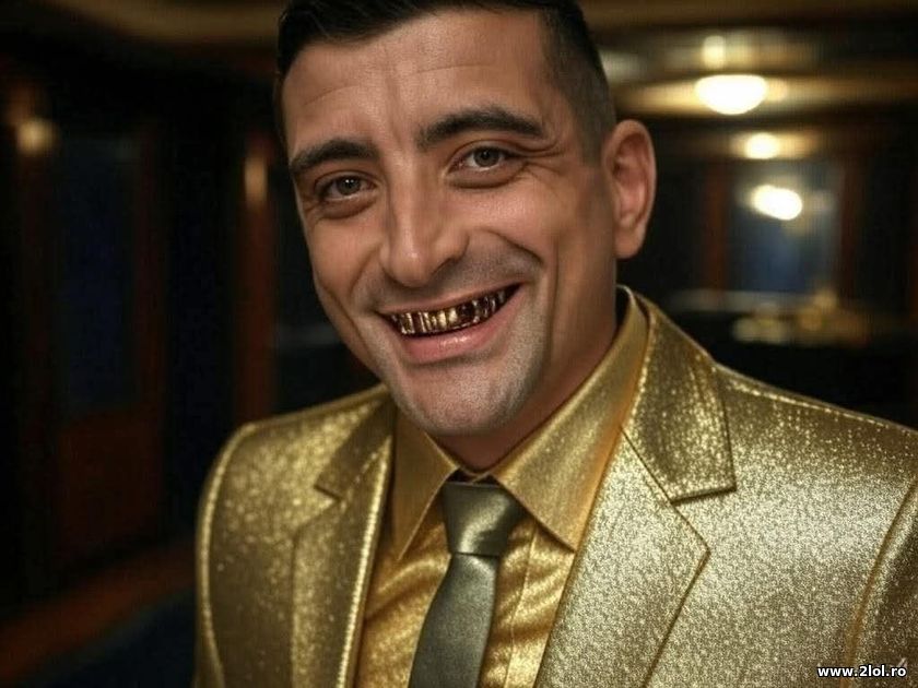 George Simion cu dinti de AUR | poze haioase