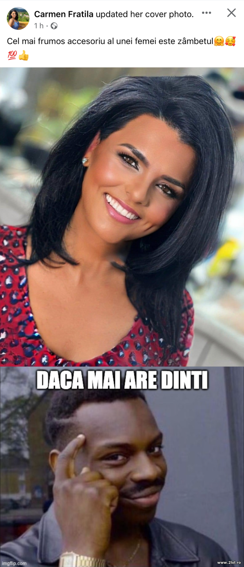 Cel mai frumos accesoriu al unei femei este zambet | poze haioase