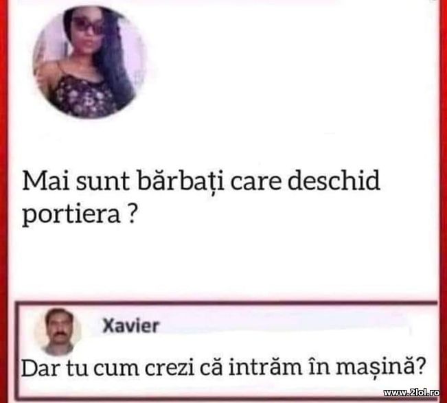 Mai sunt barbati care deschid portiera? | poze haioase
