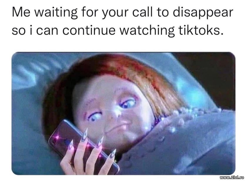 Me waiting for your call to disappear | poze haioase