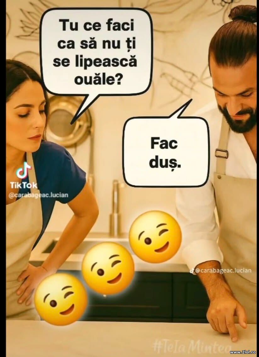 Ce faci ca sa nu ti se lipeasca ouala? | poze haioase