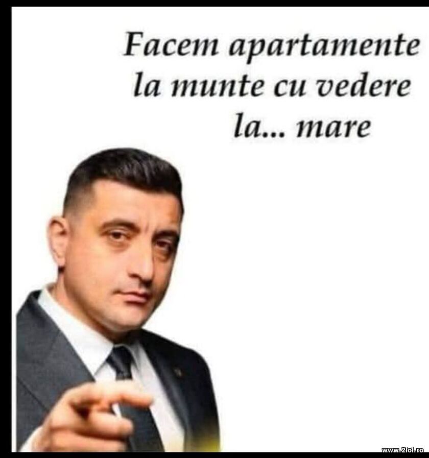 Facem apartamente la munte - George Simion | poze haioase