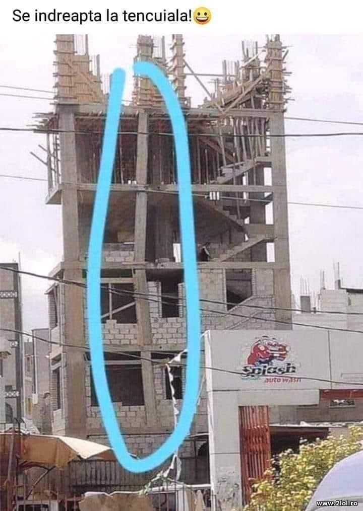 Se indreapta la tencuiala | poze haioase
