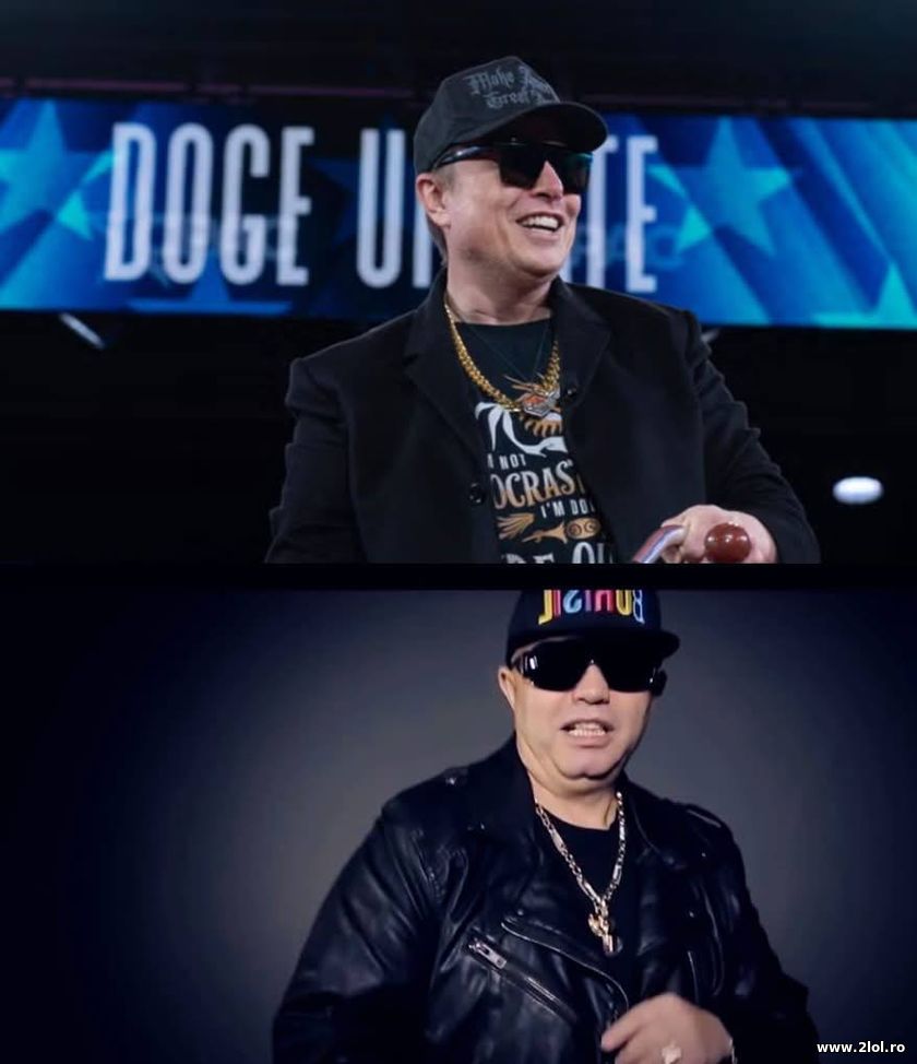 Elon Musk si Nicolae Guta | poze haioase